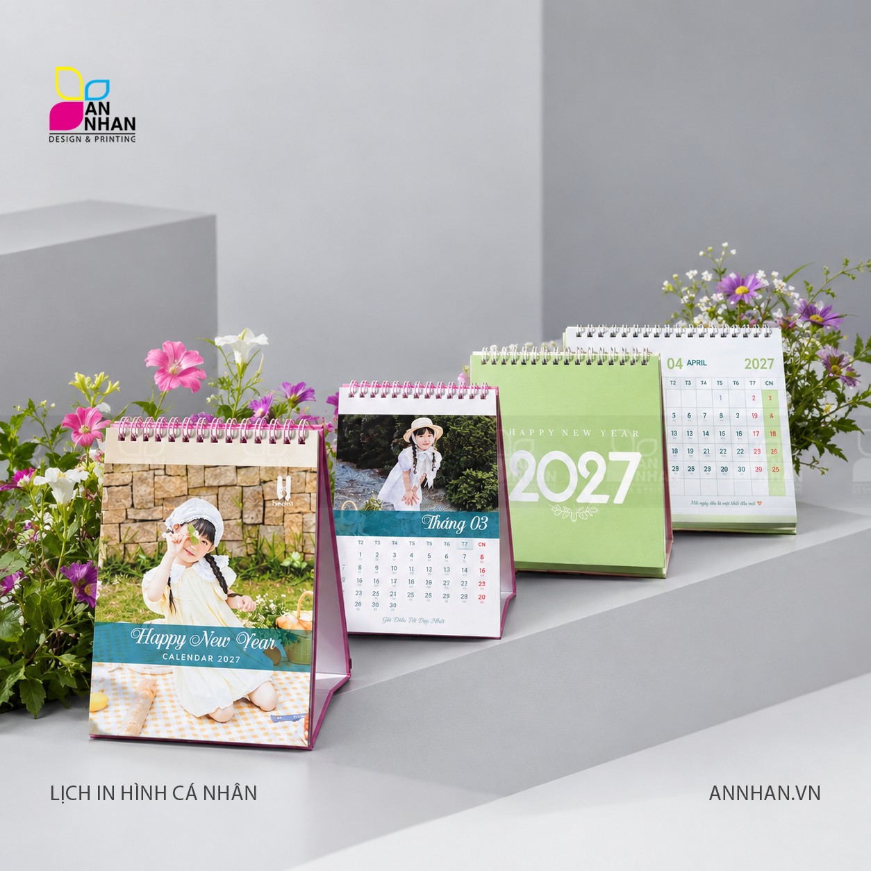 Lịch để b&agrave;n c&aacute; nh&acirc;n